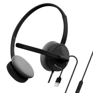 Alcatroz XP 1U USB Headset with Mic - Black