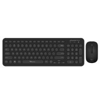 Alcatroz A2000 Jellybean Wireless Keyboard and Mouse Combo – Black