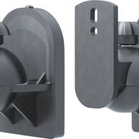 Goobay Universal Speaker Mount with Swivel and Tilt – Black