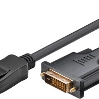 Goobay DisplayPort to DVI-D Adapter 2m Gold-Plated Cable