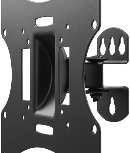 Goobay TV Wall Mount Basic FIXED (Size S) for TVs from 23″ to 42″, Tilt and Swivel