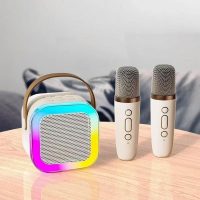 Bluetooth Karaoke Microphone + Speaker (Double Mic)