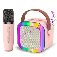 Bluetooth Karaoke Microphone + Speaker (Single Mic)