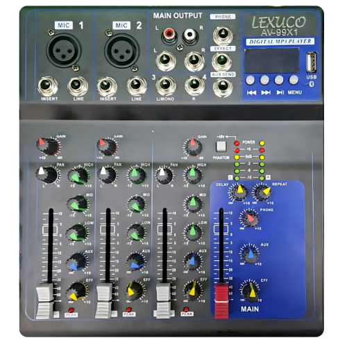 Lexuco 4 Channel Mixer