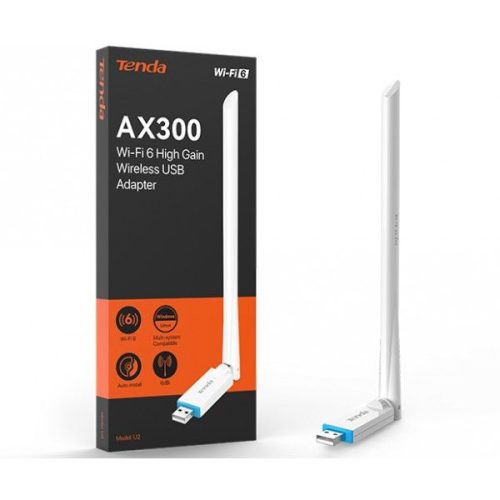 Tenda U2 AX300 Wi-Fi 6 High Gain Wireless USB Adapter