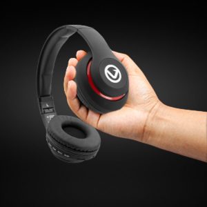 Volkano Impulse Series Wireless Bluetooth Headphones - Black - Image 2