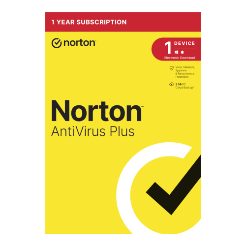 Norton AntiVirus Plus 2GB – 1 Device (Physical Package)