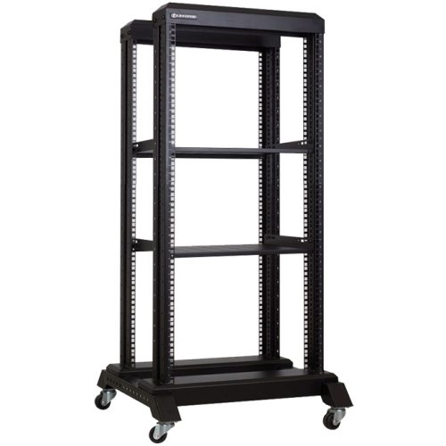 Linkbasic 22U 600 Deep Open Rack & 2 Shelves