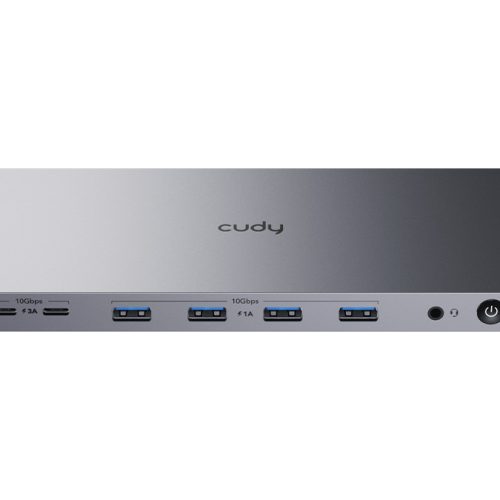 Cudy Dual 4K 10Gbps USB-A & USB-C Gigabit Ethernet Docking Station | CS700