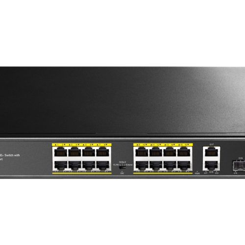 Cudy 16 Port Fast Ethernet PoE 190W 2 Gigabit 1SFP Switch | FS1018PS1