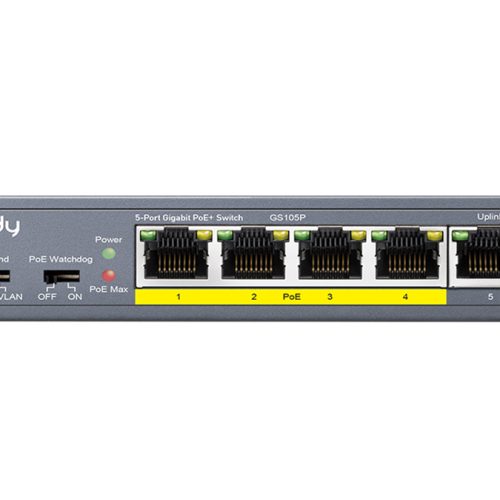 Cudy 5 Port Gigabit 4 PoE 31W Switch | GS105P