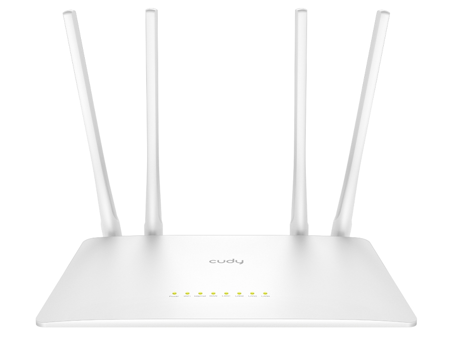 Cudy Dual Band WiFi 5 1200Mbps 5dBi Fast Ethernet Router | WR1200