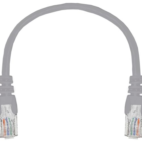 Linkbasic 22cm UTP Cat5e Flylead Grey