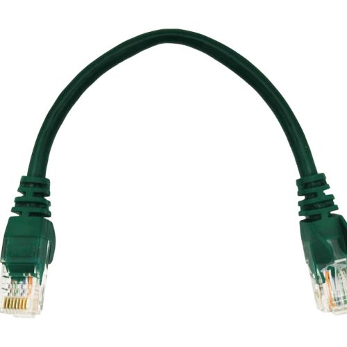 Linkbasic 22cm UTP Cat5e Flylead Green