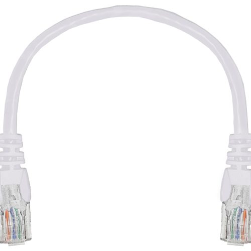 Linkbasic 22cm UTP Cat5e Flylead White