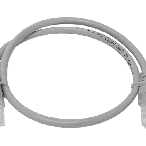 Linkbasic 50cm UTP Cat5e Flylead Grey