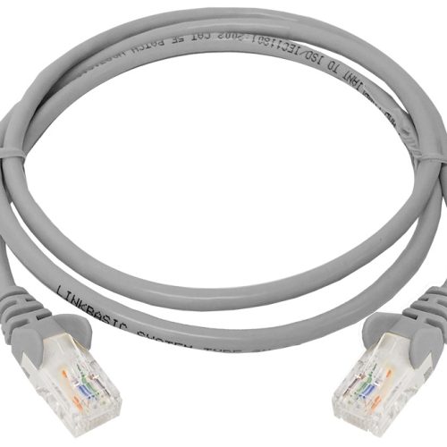 Linkbasic 1 Metre UTP Cat5e Flylead Grey