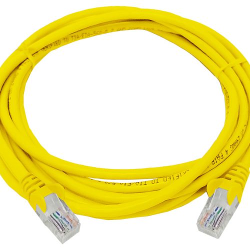 Linkbasic 3 Metre UTP Cat5e Flylead Yellow