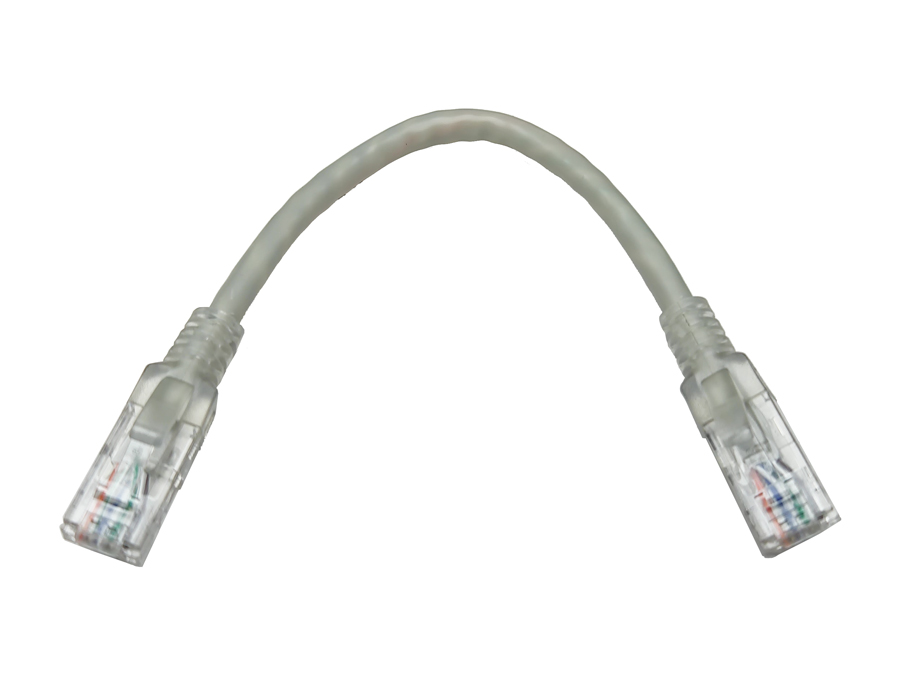 Linkbasic 22cm UTP Cat6 Flylead Grey