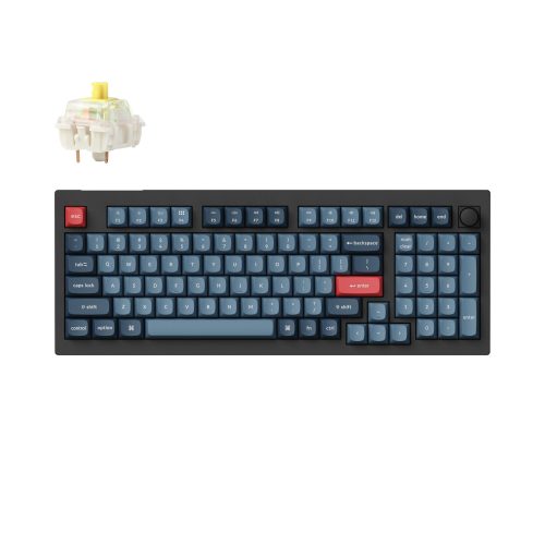 Keychron V5 Max Wireless Custom  Keyboard – BANANA Switch