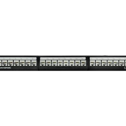Linkbasic 24 Port Cat6 Rack Mount Patch Panel