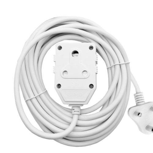 5M 10A Extension Cord with Double Coupler