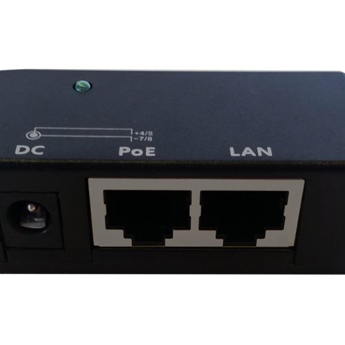 Single Port Fast Ethernet Passive PoE Injector