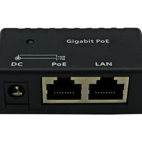 Single Port Gigabit Passive PoE Injector
