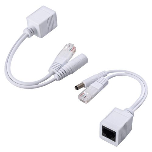 Passive PoE Injector and Splitter Set