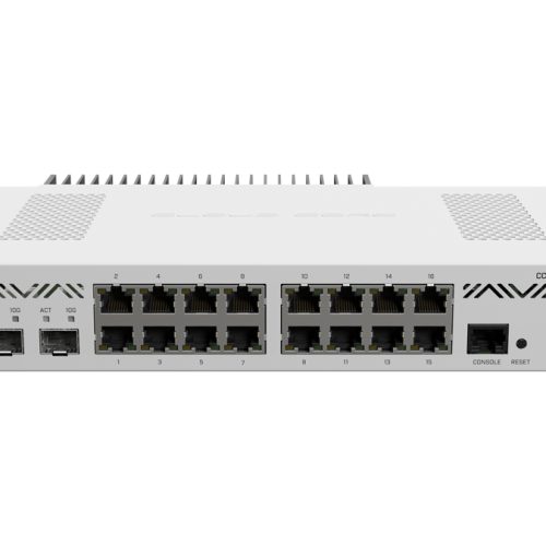 MikroTik Cloud Core 16 Port Gigabit 2SFP+ Passive Cooling Router | CCR2004-16G-2S+PC
