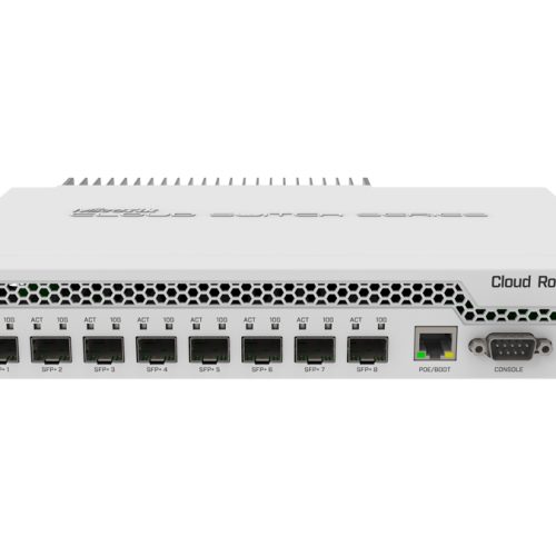 MikroTik Cloud Router Switch 8 Port SFP+ with PoE Input | CRS309-1G-8S+IN