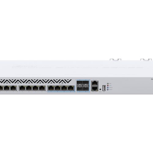 MikroTik Cloud Router Switch 8 Port 10Gbps 4SFP+/10Gbps Ports | CRS312-4C+8XG-RM