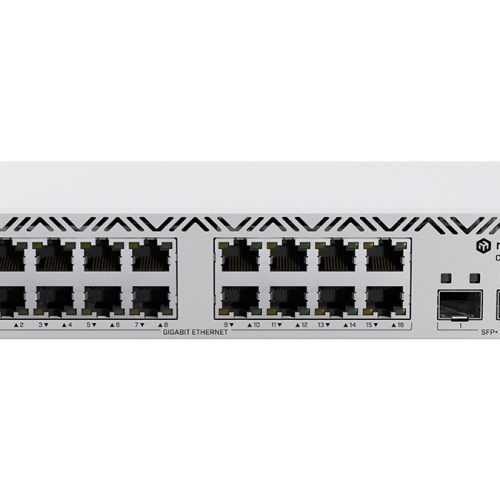 MikroTik SWoS Cloud Smart Switch 16 Port Gigabit 2 SFP+ | CSS318-16G-2S+IN