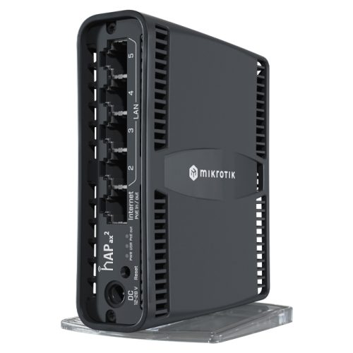 MikroTik hAP ax2 5 Port Gigabit 1800Mbps WiFi 6 Router | C52iG-5HaxD2HaxD-TC