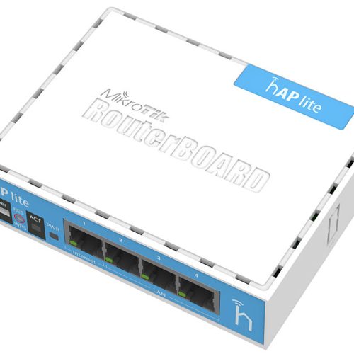 MikroTik hAP Lite 4 Port Ethernet 300Mbps WiFi 4 Router | RB941-2nD