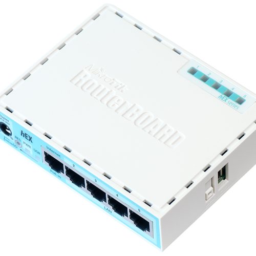 MikroTik hEX 5 Port Gigabit Desktop Router | E50UG