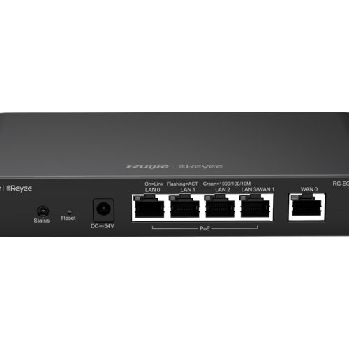 Reyee 5 Port Gigabit 2 WAN 4 PoE 54W Cloud Router | RG-EG105G-P