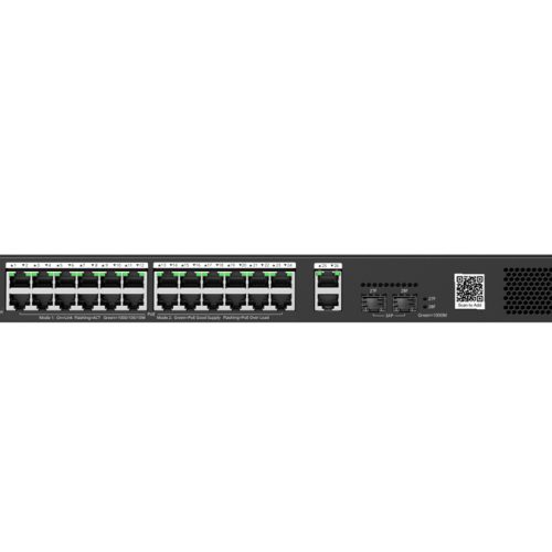 Reyee 26 Port Gigabit with 24 PoE 370W 2SFP Smart Managed Switch | RG-ES228GS-P