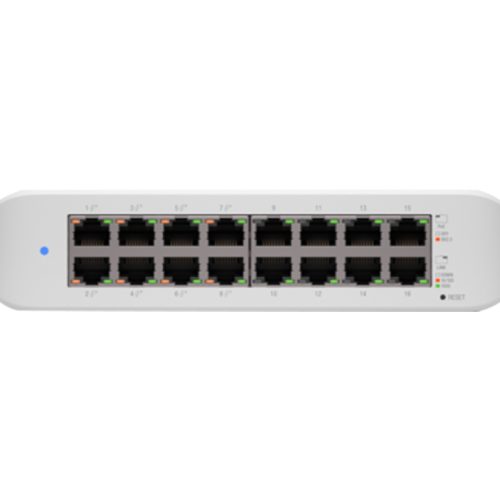 Ubiquiti UniFi Switch Lite 16 Port Gigabit 8PoE 45W | USW-Lite-16-POE