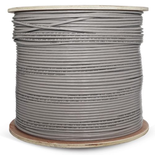 Linkbasic 500m Drum Cat5e Solid Grey UTP Cable