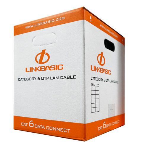 Linkbasic 305m Box Cat6 Solid Grey UTP Cable