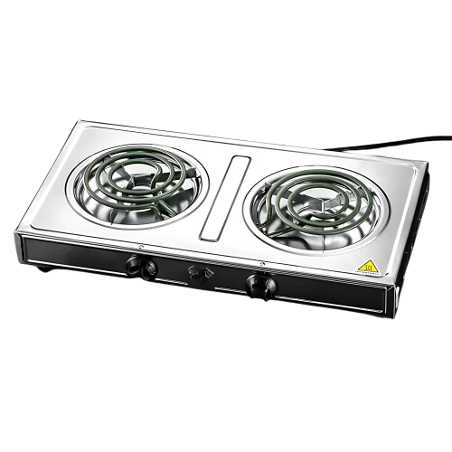 Omega double spiral hot plate