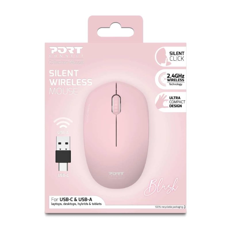 Port Connect MOUSE COLLECTION II WIRELESS Blush - Image 6