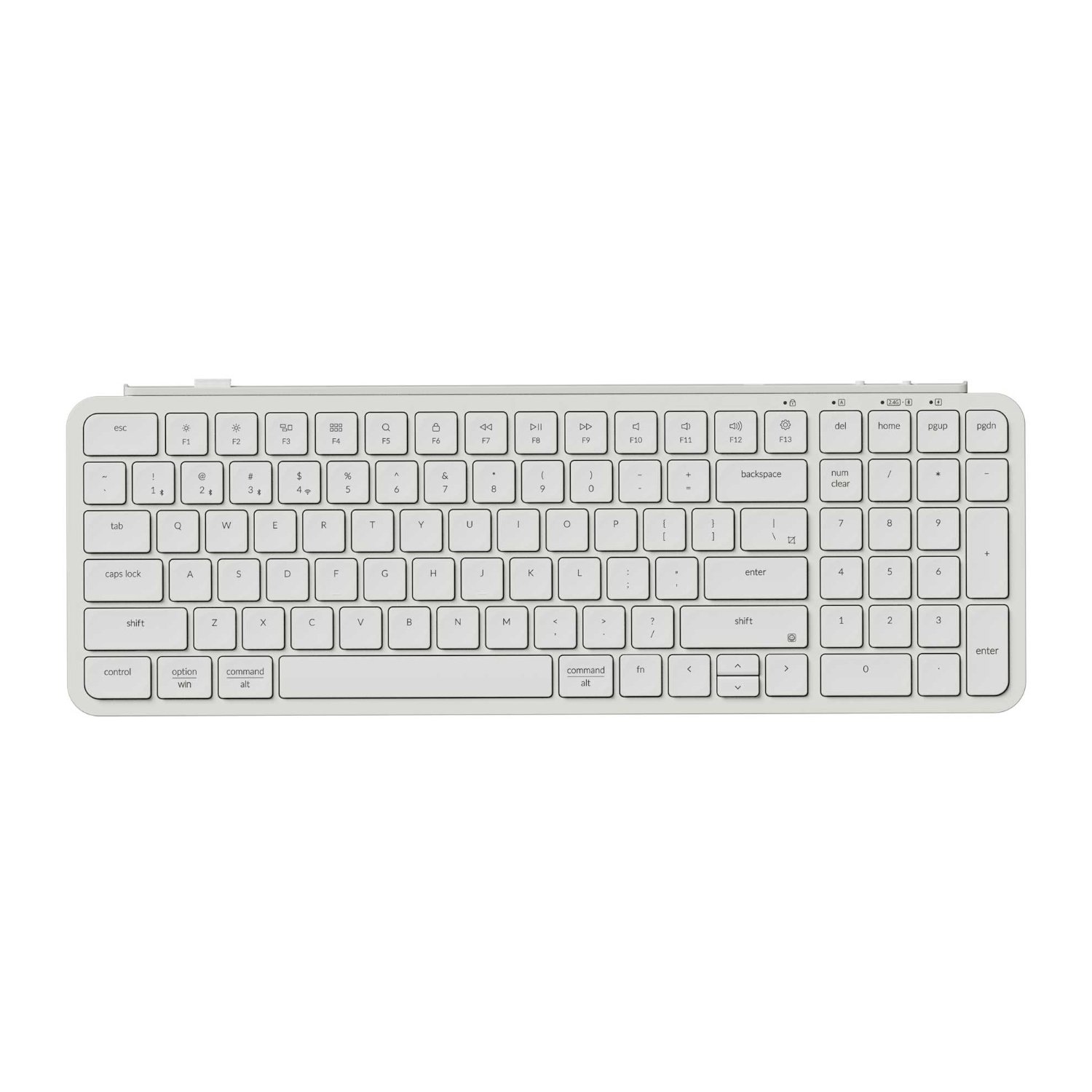 Keychron B2 Pro Ultra-Slim 96% Wireless Keyboard – Ivory White