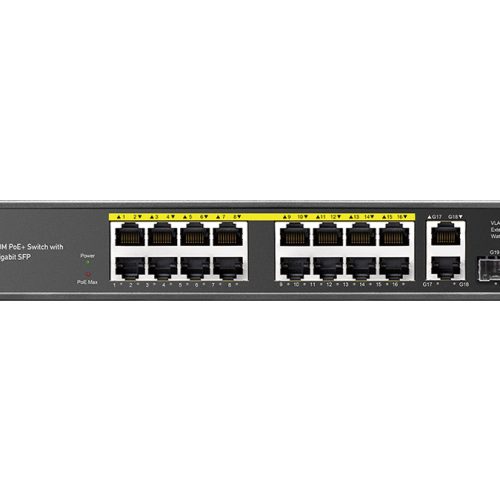 Cudy 16 Port Fast Ethernet PoE 190W 2 Gigabit 1SFP Switch | FS1018PS1
