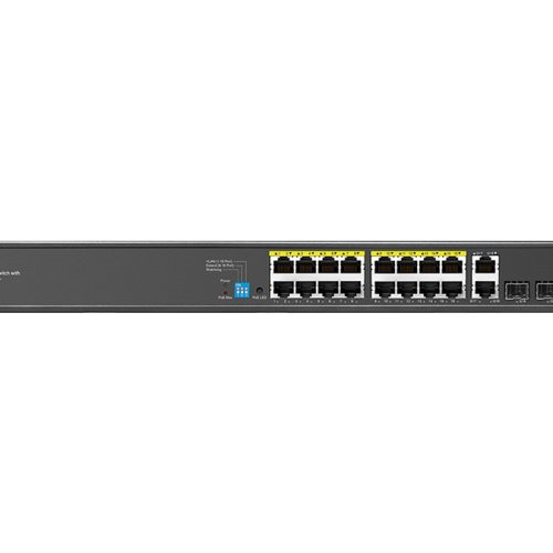 Cudy 16 Port Gigabit PoE 180W 2 Gigabit 2SFP Switch | GS1018PS2