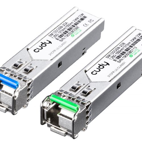 Cudy Single Mode 1.25G LC Bi-Directional SFP 20km | SM100GSB-20AB