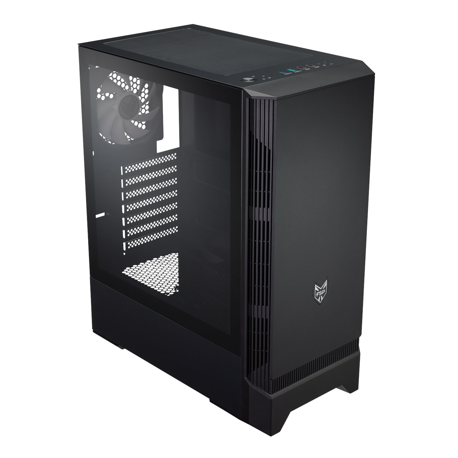 FSP CMT260 ATX Gaming Chassis – Black