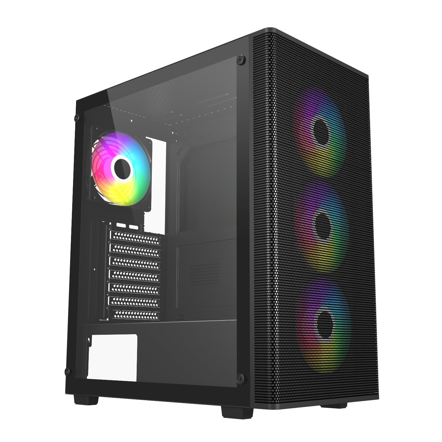FSP M220 ATX Mid Tower Gaming Chassis – Black