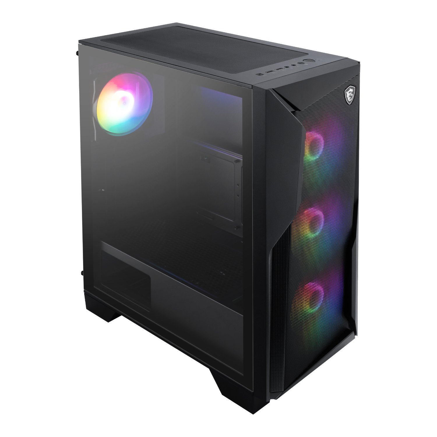 MSI MAG FORGE 130A Airflow ATX Gaming Chassis - Black - Image 6